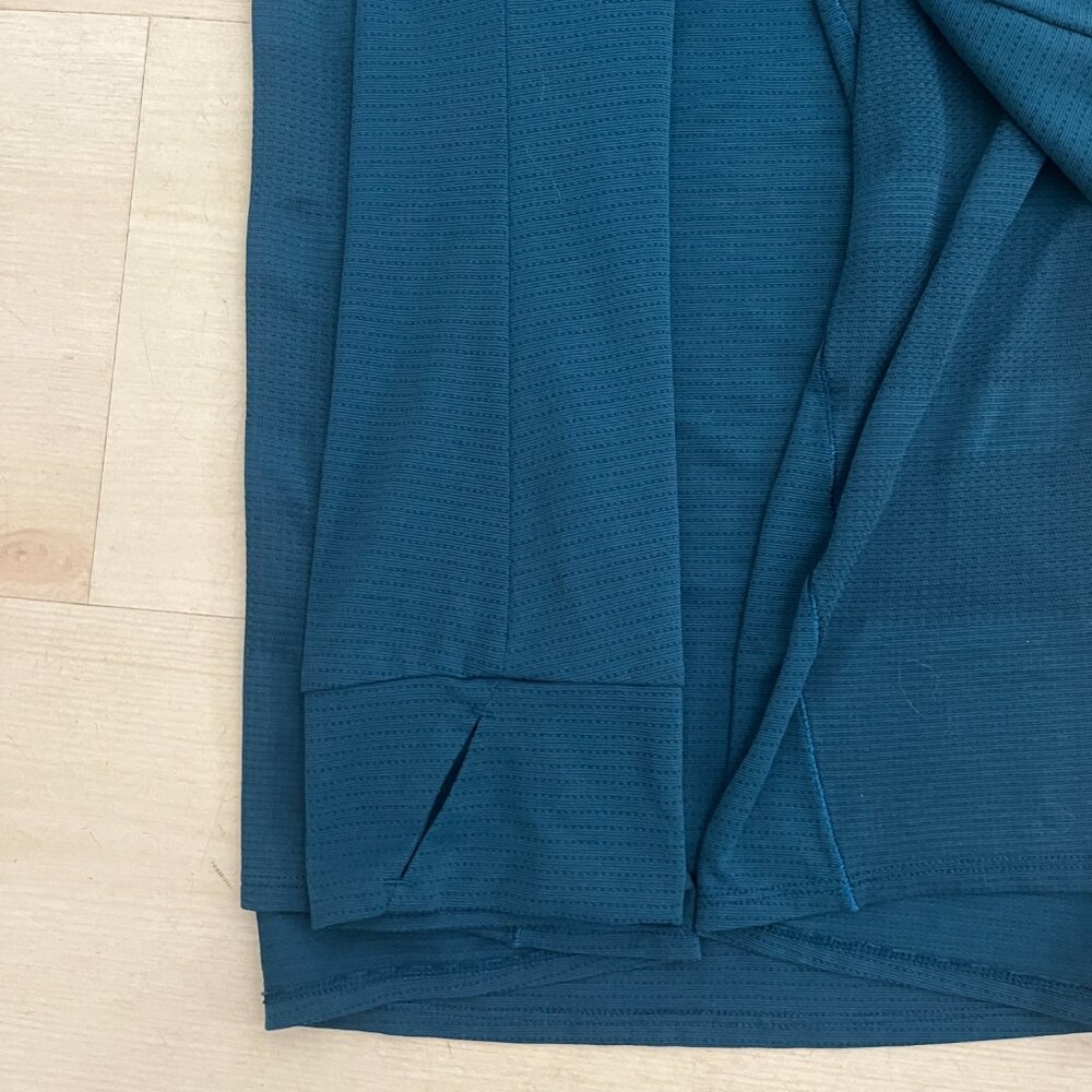 Adidas Running Climacool Men's Teal Long-Sleeved Shirt Size XL - Picture 5 of 5